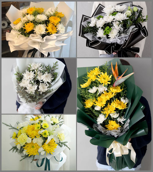贵州毕节市织金县中寨镇马路村白事花束代送